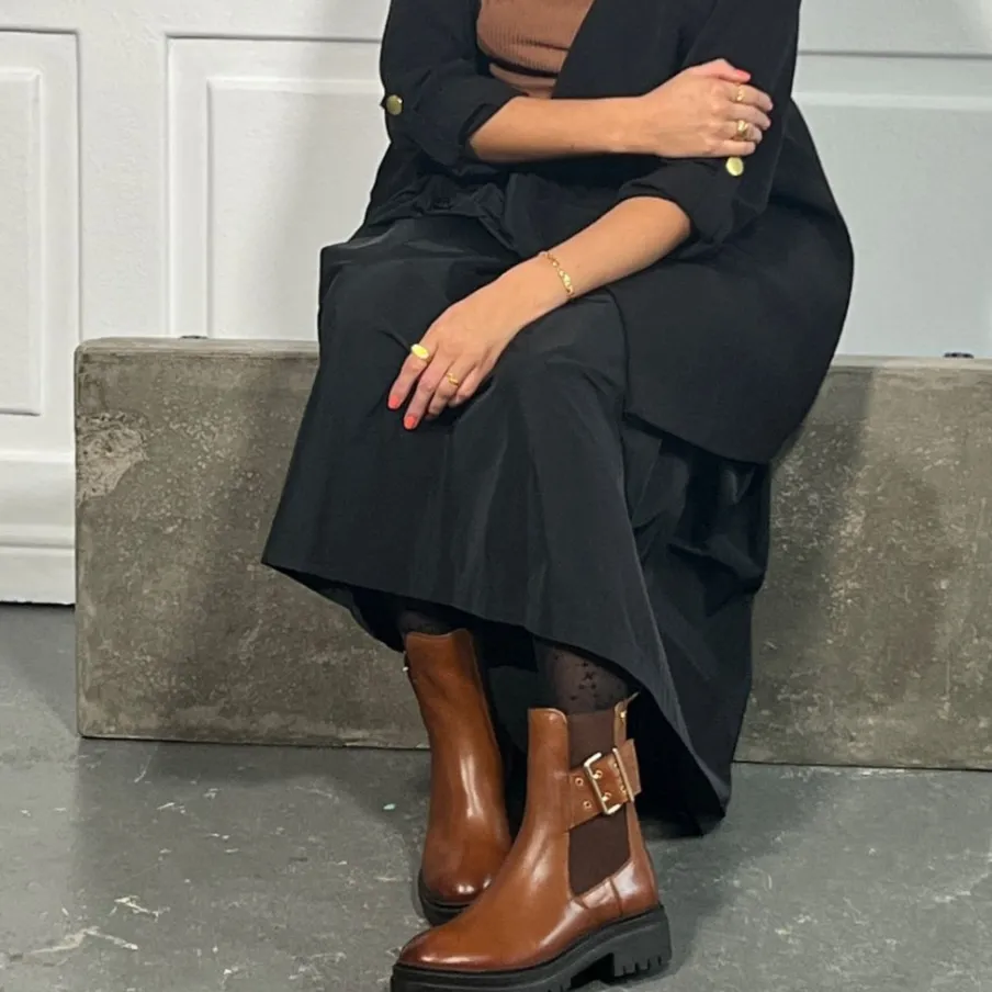 Copenhagen Shoes Chelsea Boots|Ankelstøvler^ITS LIKE FALL - COGNAC Itslike fall stoevler cognac