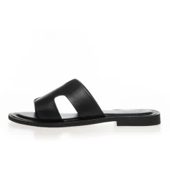 Copenhagen Shoes Flade Sandaler^IVY - LEATHER - Black