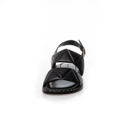 Copenhagen Shoes Flade Sandaler^JUST BECAUSE - BLACK Justbecause sandal black