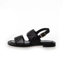 Copenhagen Shoes Flade Sandaler^JUST BECAUSE - BLACK Justbecause sandal black