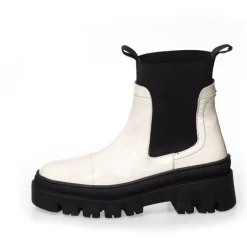Copenhagen Shoes Chelsea Boots|Ankelstøvler^KEEP GOING PATENT - Cream Keepgoing patent boot cream