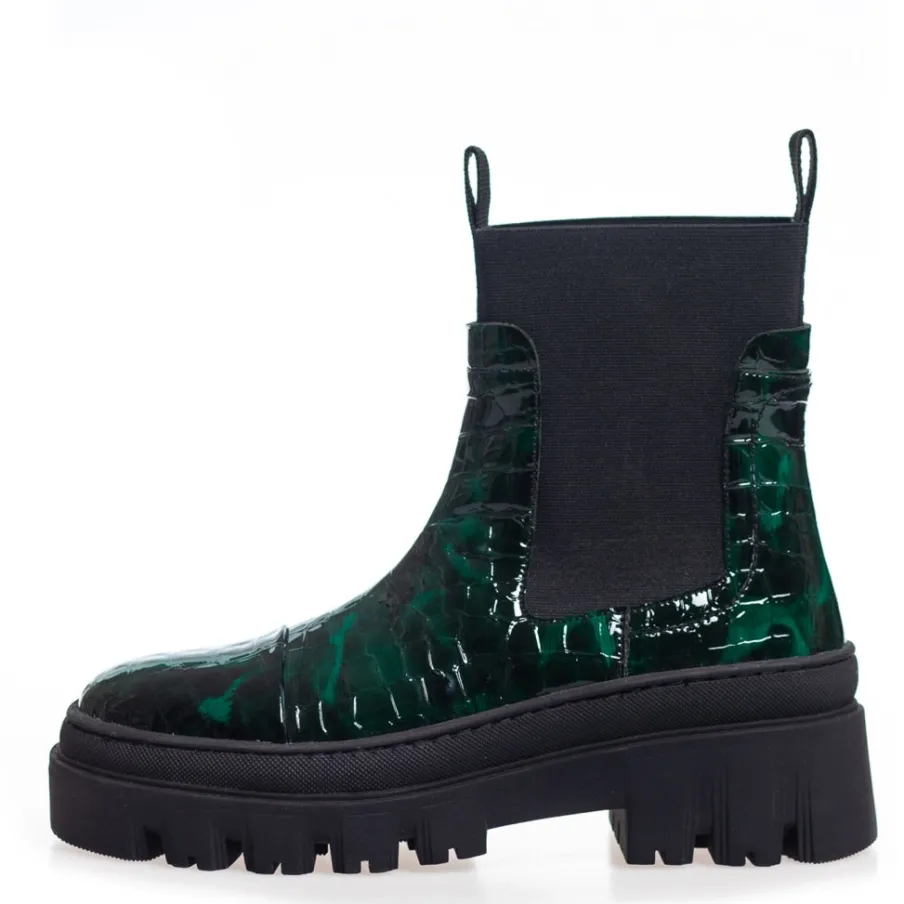 Copenhagen Shoes Chelsea Boots|Ankelstøvler^KEEP ON DREAMING - DARK GREEN Keepon dreaming boot dark green