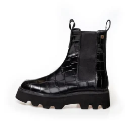 Copenhagen Shoes Chelsea Boots|Ankelstøvler^KEEP SHINING - BLACK EMBOSSED Keepshining stoevler black embossed