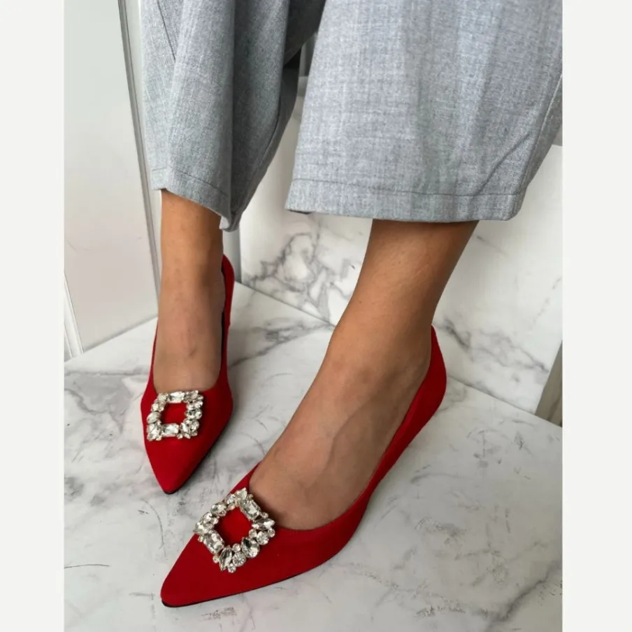 Copenhagen Shoes Stiletter^LA - RED FIRE Laheels red fire