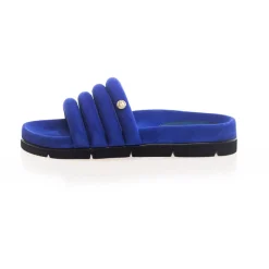 Copenhagen Shoes Flade Sandaler^LEAFS SUEDE - Electric blue