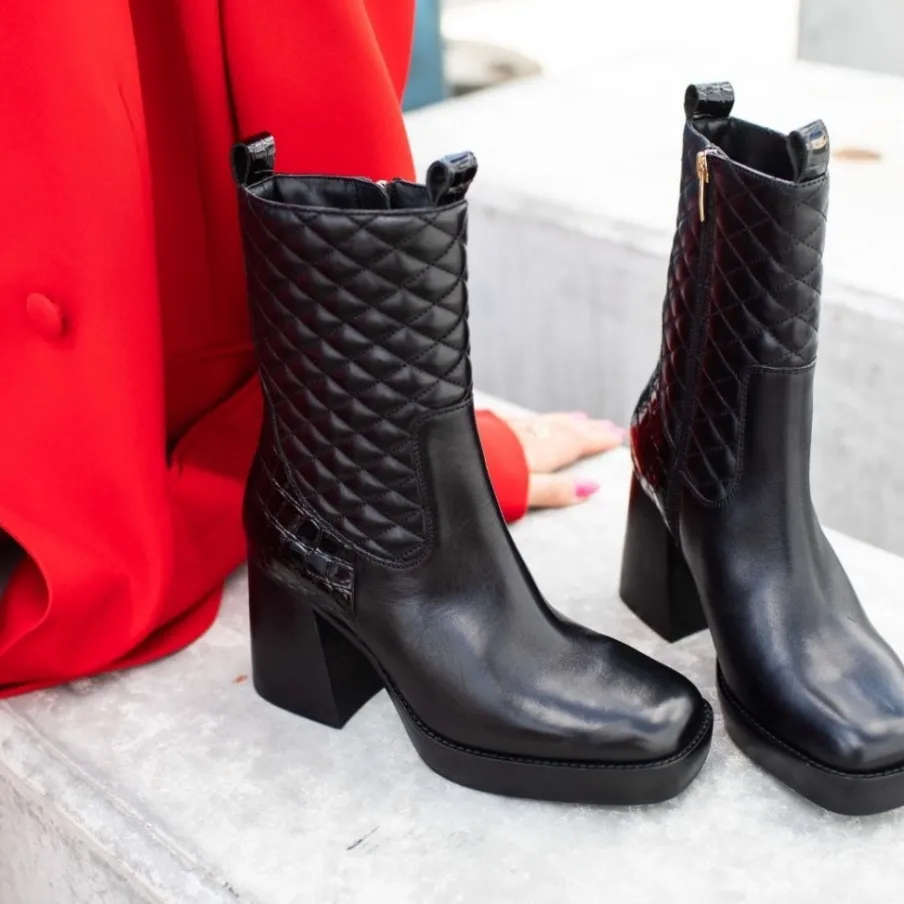 Copenhagen Shoes Støvler Med Hæl|Ankelstøvler^LEXUS Copenhagenshoes By Josefine Valentin - Black Lexuscopenhagenshoes by josefine valentin boot black