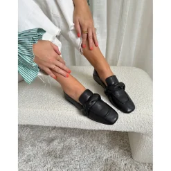 Copenhagen Shoes Loafers^LIKE FAIRY TALES - Black Leather Likefairy tales loafer black leather