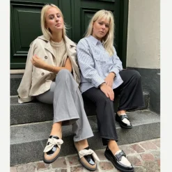 Copenhagen Shoes Loafers^LIKE GOING OUT - BLACK / OFF WHITE / BLACK Likegoing out loafer black off white black