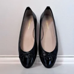 Copenhagen Shoes Ballerinasko^LIKE MOVING - PATENT TOE - Black patent