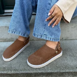 Copenhagen Shoes Mules · Slip Ins^LIVE AND SMILE - COGNAC - New cognac