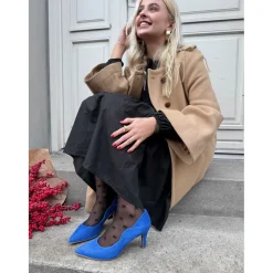 Copenhagen Shoes Stiletter^LOVE AND JOY - ELECTRIC BLUE Loveand joy heels electric blue