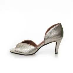 Copenhagen Shoes Sandaler Med Hæl|Stiletter^LOVE AND PEACE - PLATINO Loveand peace heels platino