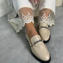 Copenhagen Shoes Loafers^LOVE AND WALK - BEIGE - BEIGE (GREY MORN) Beige grey morn