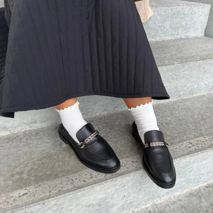 Copenhagen Shoes Loafers^LOVE AND WALK - Black