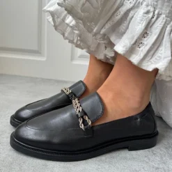 Copenhagen Shoes Loafers^LOVE AND WALK - Black