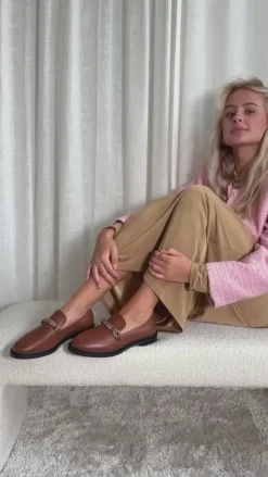 Copenhagen Shoes Loafers^LOVE AND WALK - - Cognac