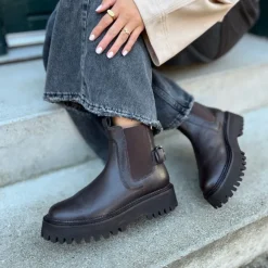Copenhagen Shoes Ankelstøvler^MAGIC MOMENT - Dark Brown Magicmoment stoevler dark brown
