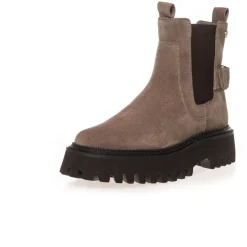 Copenhagen Shoes Ankelstøvler^MAGIC MOMENT - SUEDE - DARK BEIGE (DODO) Magicmoment suede stoevler dark beige dodo