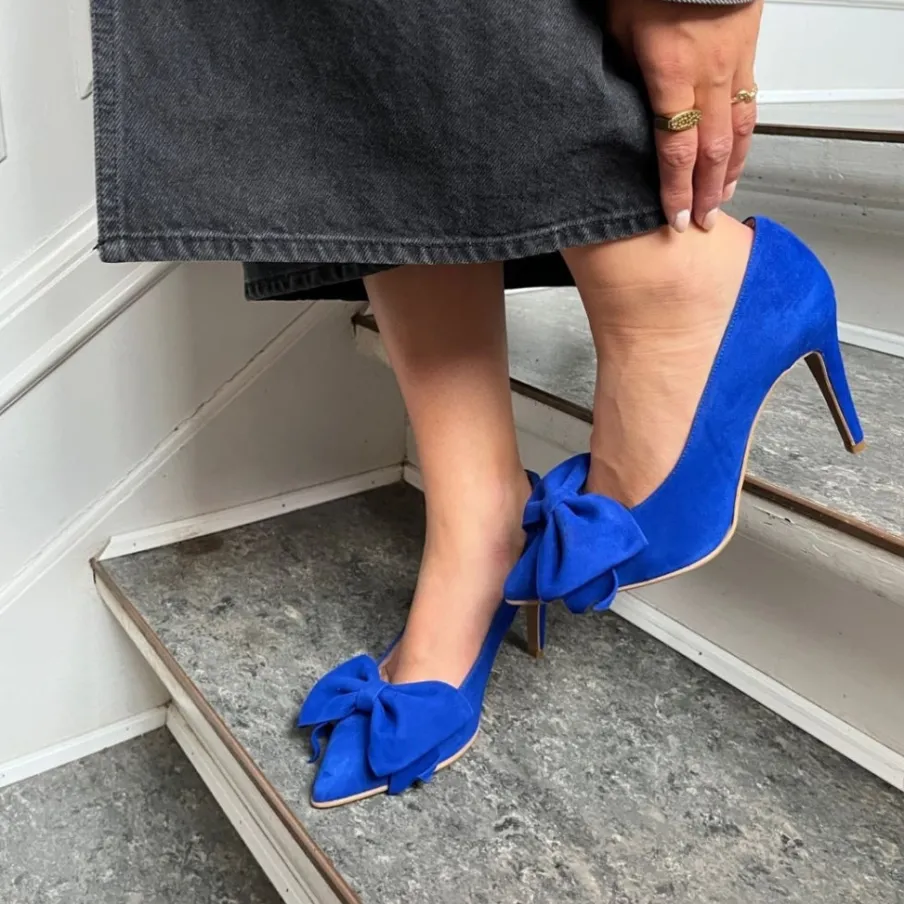 Copenhagen Shoes Stiletter^MAITE 22 - ELECTRIC BLUE Maite22 heels electric blue