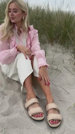 Copenhagen Shoes Flade Sandaler^MAKE IT WORK - Beige
