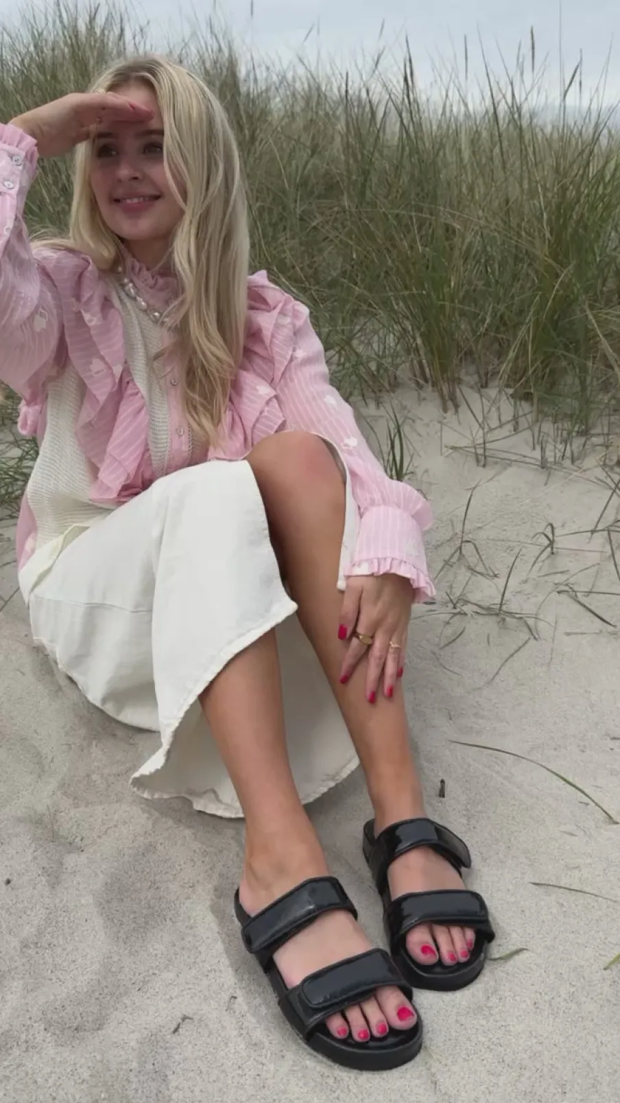 Copenhagen Shoes Flade Sandaler^MAKE IT WORK - Black patent
