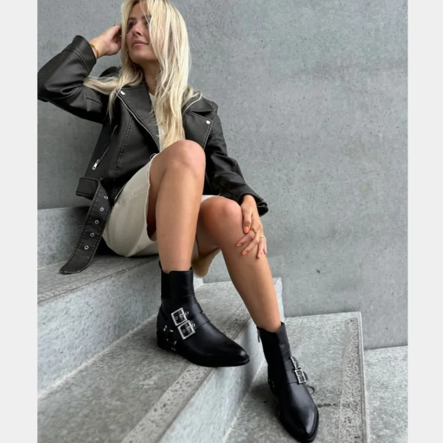 Copenhagen Shoes Ankelstøvler^MAKE ME FLY - BLACK Makeme fly boots black
