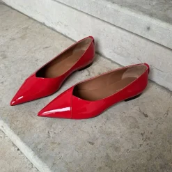 Copenhagen Shoes Ballerinasko^MAKE PASSION PATENT - Red patent