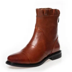 Copenhagen Shoes Ankelstøvler^MARGARET - COGNAC Margaretboot cognac