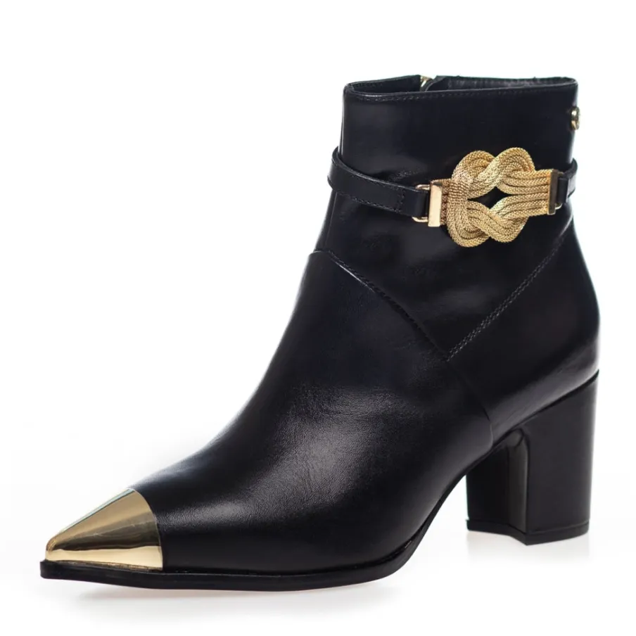 Copenhagen Shoes Støvler Med Hæl|Ankelstøvler^MELODY - BLACK Melodyboot black