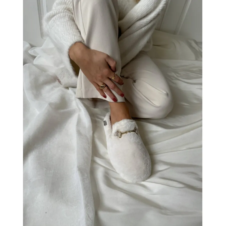 Copenhagen Shoes Hjemmesko^MEMORIES CRUDO - OFF WHITE Memoriescrudo homeslipper off white