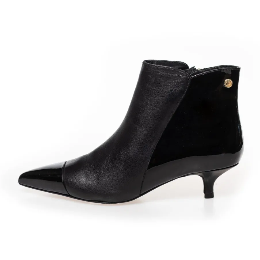 Copenhagen Shoes Støvler Med Hæl|Ankelstøvler^MILAN GIRL - BLACK PATENT Milangirl boot black patent