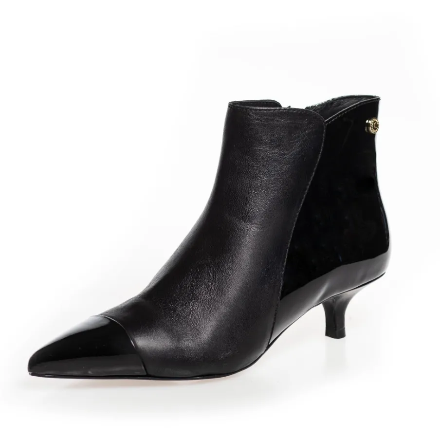 Copenhagen Shoes Støvler Med Hæl|Ankelstøvler^MILAN GIRL - BLACK PATENT Milangirl boot black patent