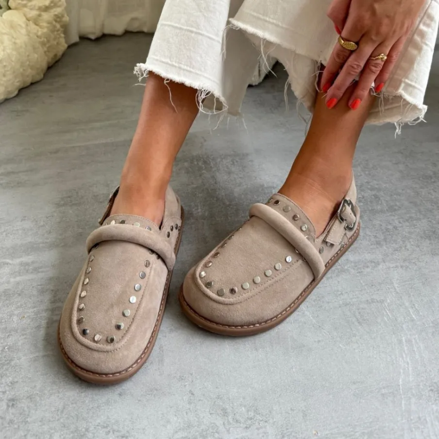 Copenhagen Shoes Mules · Slip Ins^MILLA SHOES - BISCUIT Millashoes loafer biscuit