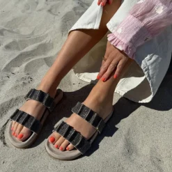 Copenhagen Shoes Flade Sandaler^MOVE WITH LOVE - Biscuit
