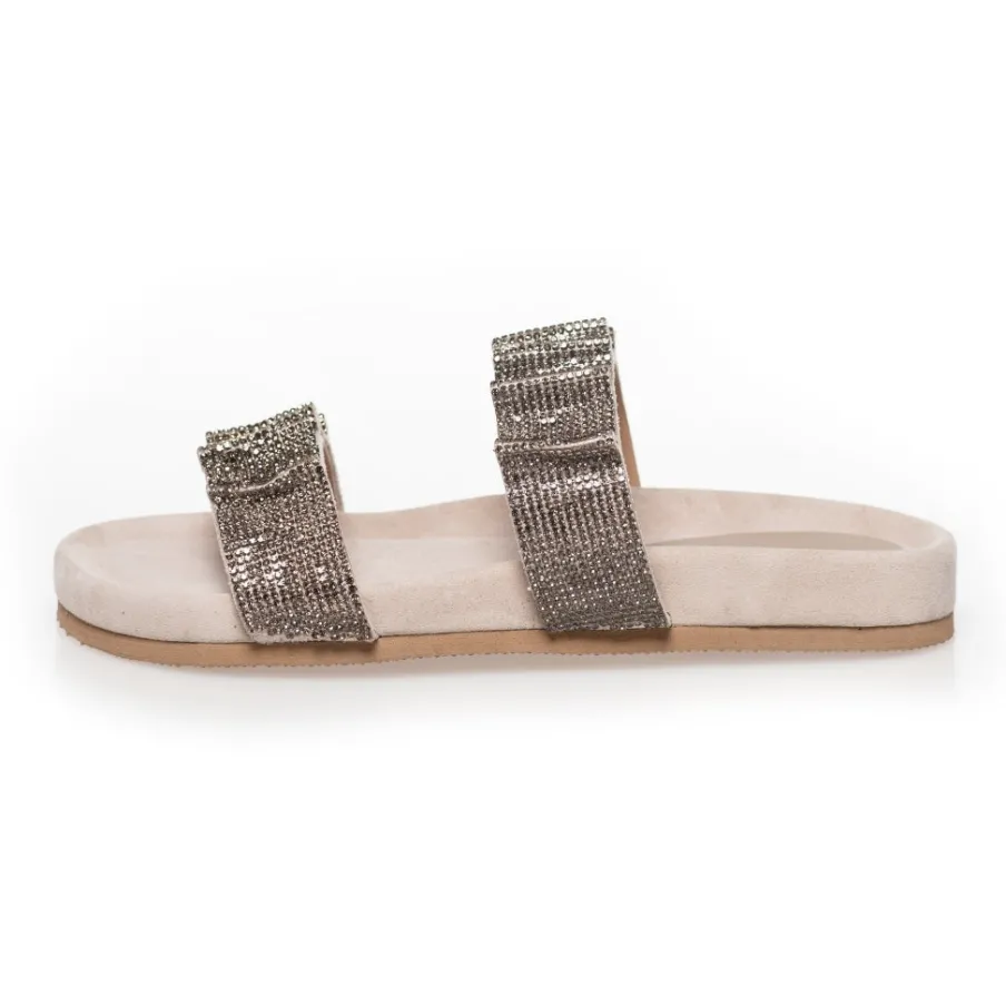 Copenhagen Shoes Flade Sandaler^MOVE WITH LOVE - Biscuit