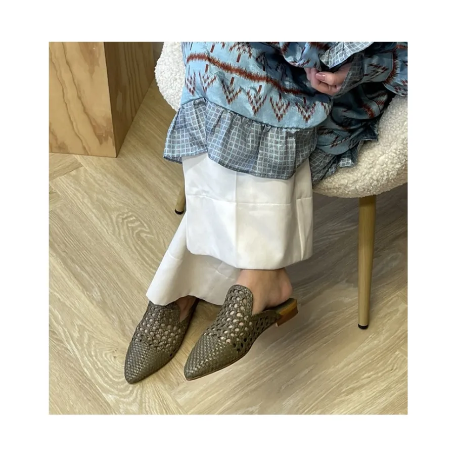 Copenhagen Shoes Loafers^MY GAME 23 - ARMY (SALVIA) Mygame 23 slippers army salvia