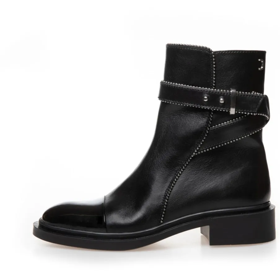 Copenhagen Shoes Ankelstøvler^MY MOVES - BLACK PATENT Mymoves boots black patent