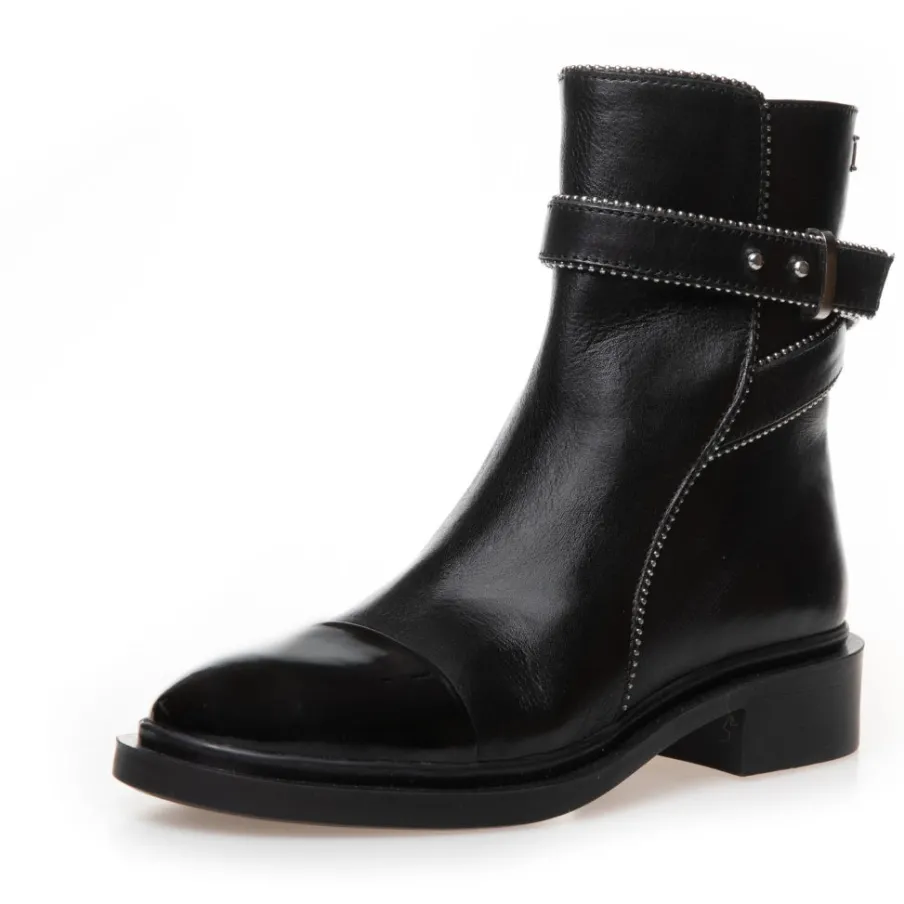 Copenhagen Shoes Ankelstøvler^MY MOVES - BLACK PATENT Mymoves boots black patent