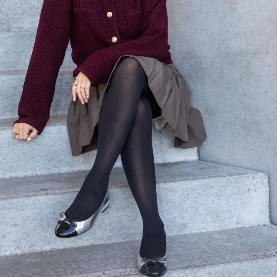 Copenhagen Shoes Ballerinasko^MY OWN BALLERINAS - SILVER / BLACK Sballet flats silver black