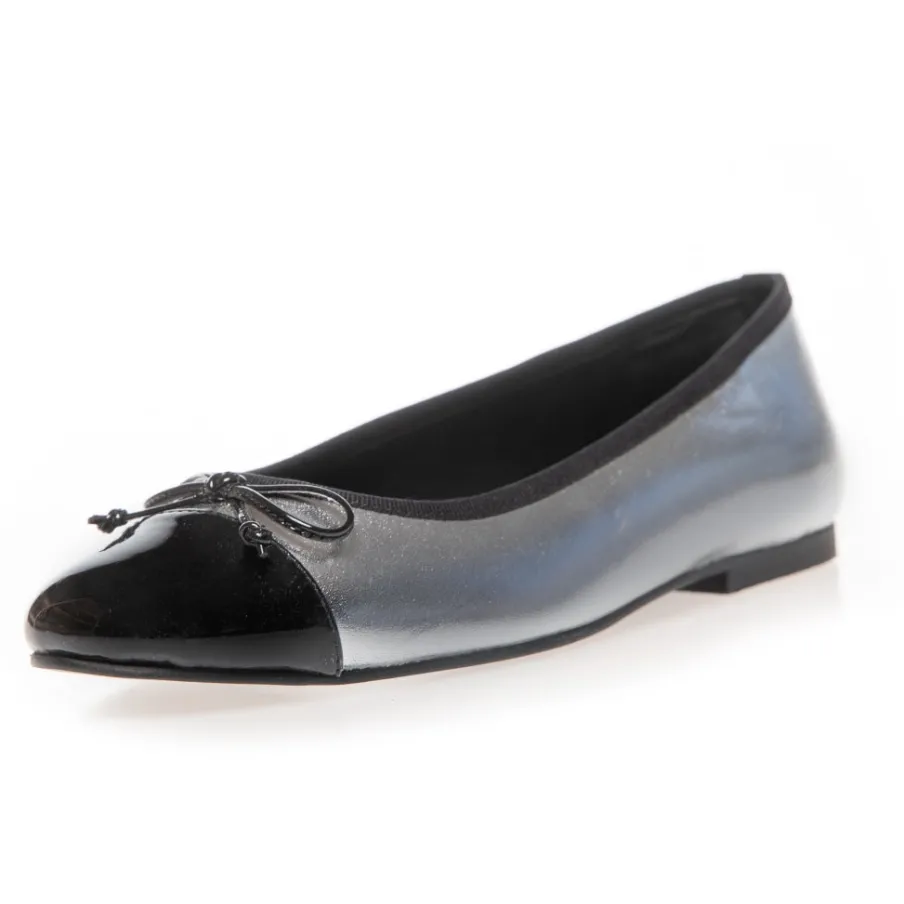 Copenhagen Shoes Ballerinasko^MY OWN BALLERINAS - SILVER / BLACK Sballet flats silver black