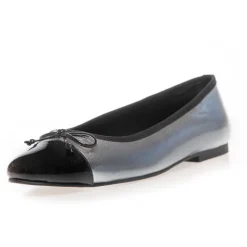 Copenhagen Shoes Ballerinasko^MY OWN BALLERINAS - SILVER / BLACK Sballet flats silver black