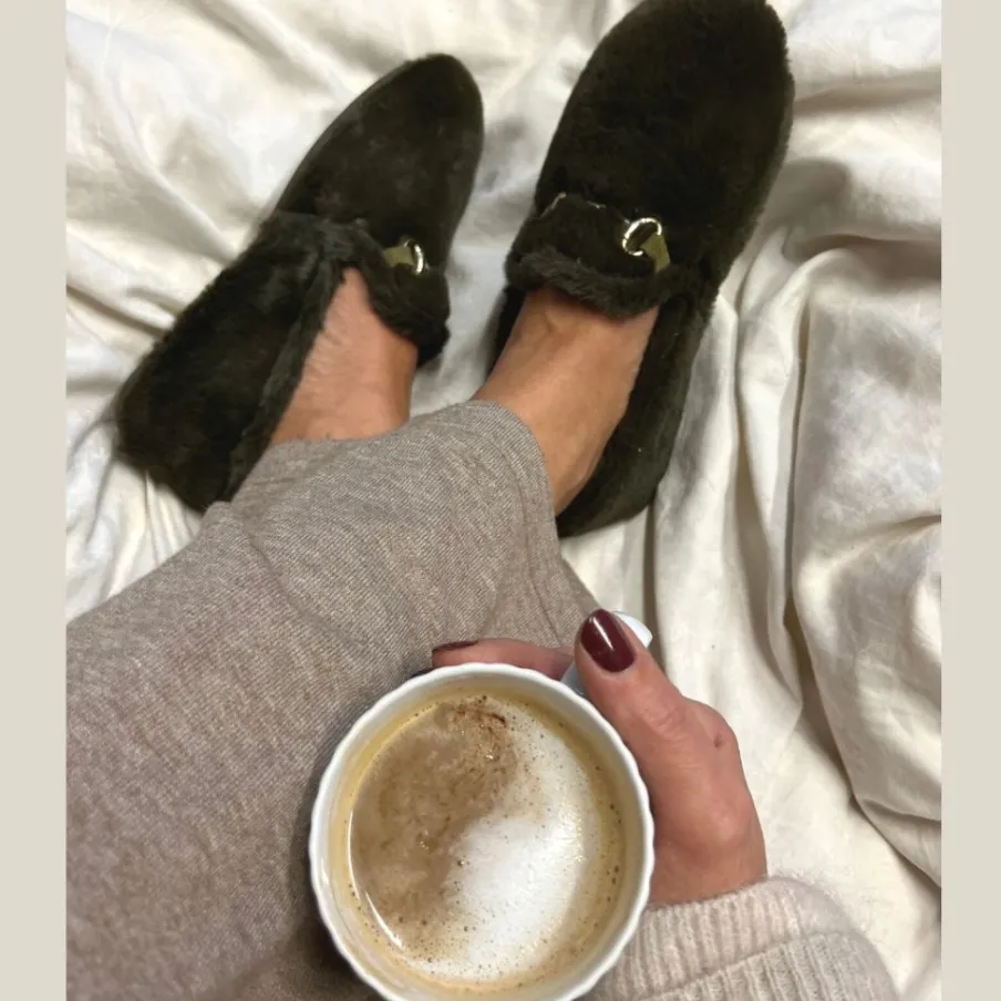 Copenhagen Shoes Hjemmesko^NEW MELANIA - KHAKI Newmelania homeslipper khaki