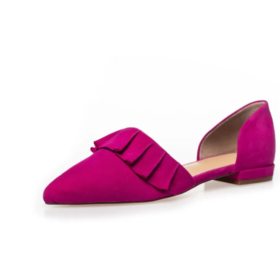 Copenhagen Shoes Ballerinasko^NEW ROMANCE 23 - SUEDE - Pink