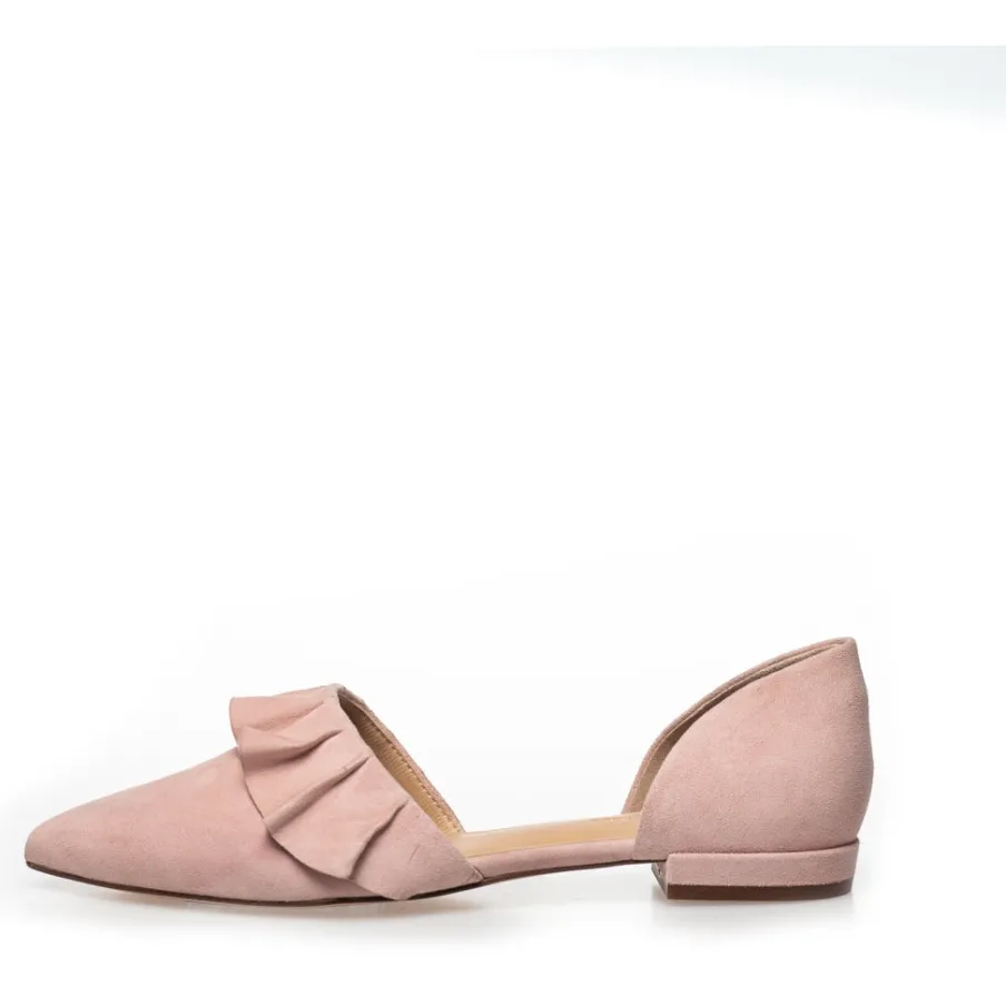 Copenhagen Shoes Ballerinasko^NEW ROMANCE 23 - SUEDE - Rosa