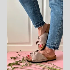 Copenhagen Shoes Flade Sandaler^NOVA Studs - Nude