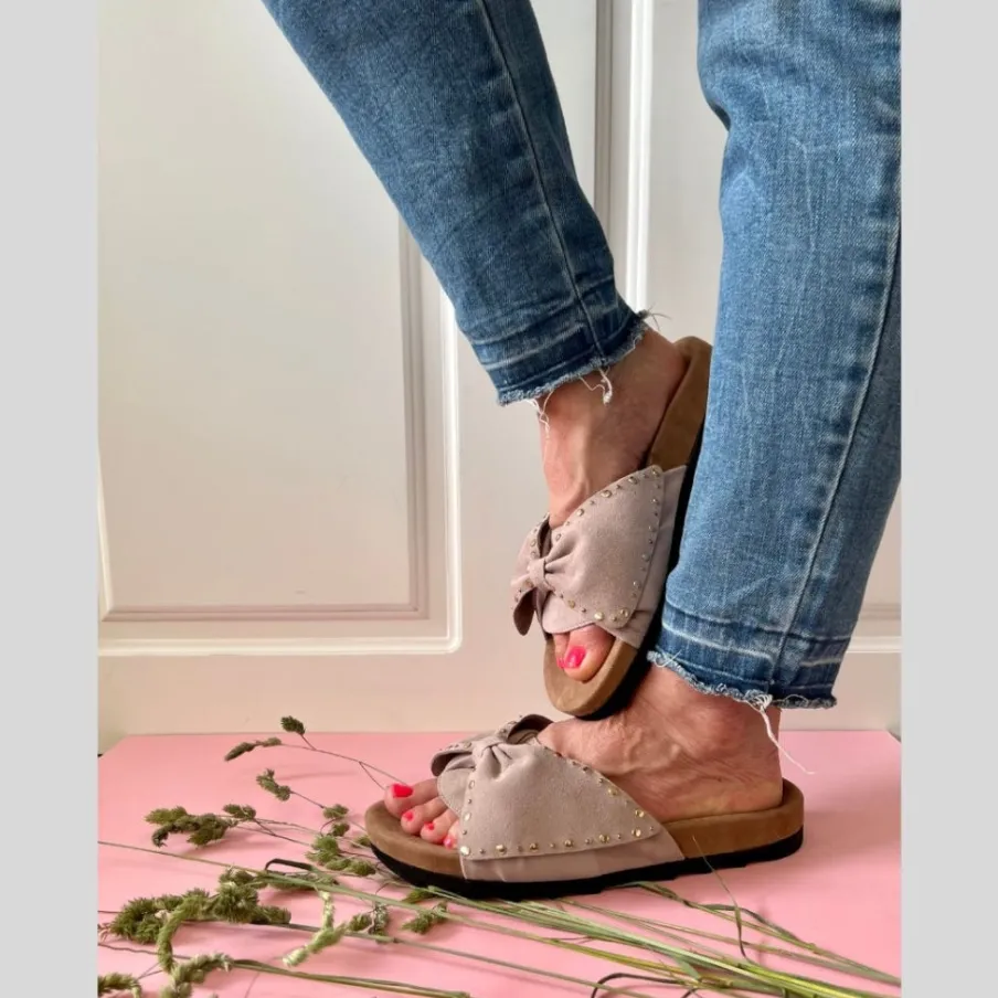 Copenhagen Shoes Flade Sandaler^NOVA Studs - Nude
