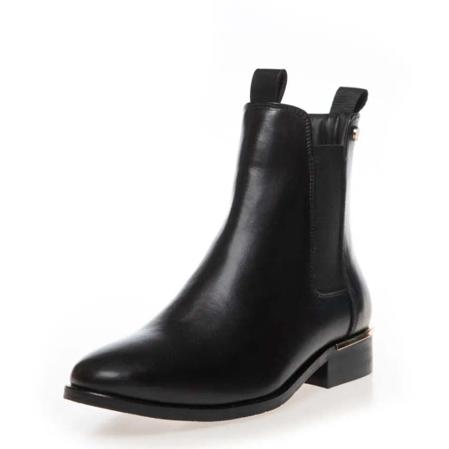 Copenhagen Shoes Ankelstøvler^OLLIE CHELSEA - Black (without Gold) Olliechelsea boot black without gold