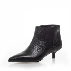Copenhagen Shoes Støvler Med Hæl|Ankelstøvler^PARI' CRC. - Black Croco Paricrocco boot black croco