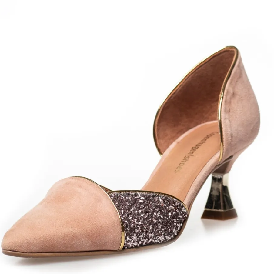 Copenhagen Shoes Stiletter^PARIS - GLITTER - Nude Multi Parisglitter heels nude multi