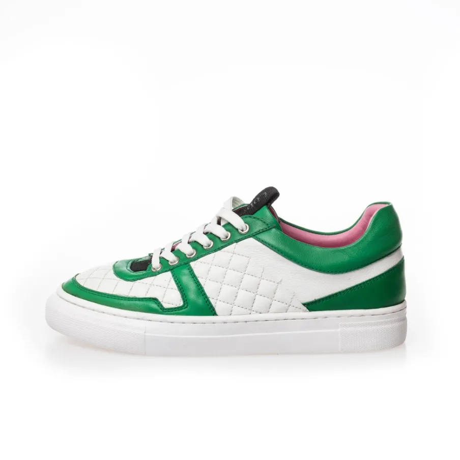 Copenhagen Shoes Sneakers^PARIS WALK - GREEN/WHITE Green white